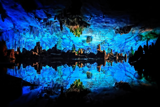 The Reed Flute Cave in Guilin